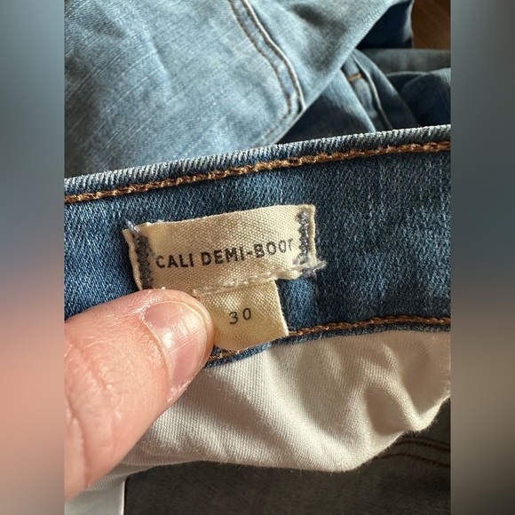 Madewell Cali Demi-Boot Jeans in Fleetwood Wash size 30 style M2238 - Picture 2 of 9